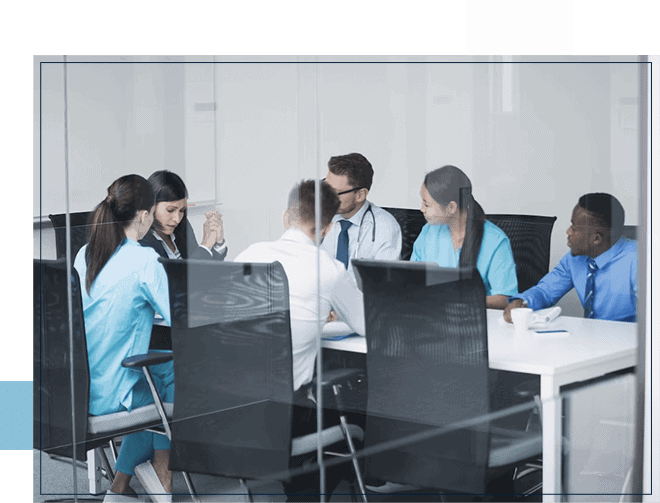 doctors in a meeting workshop